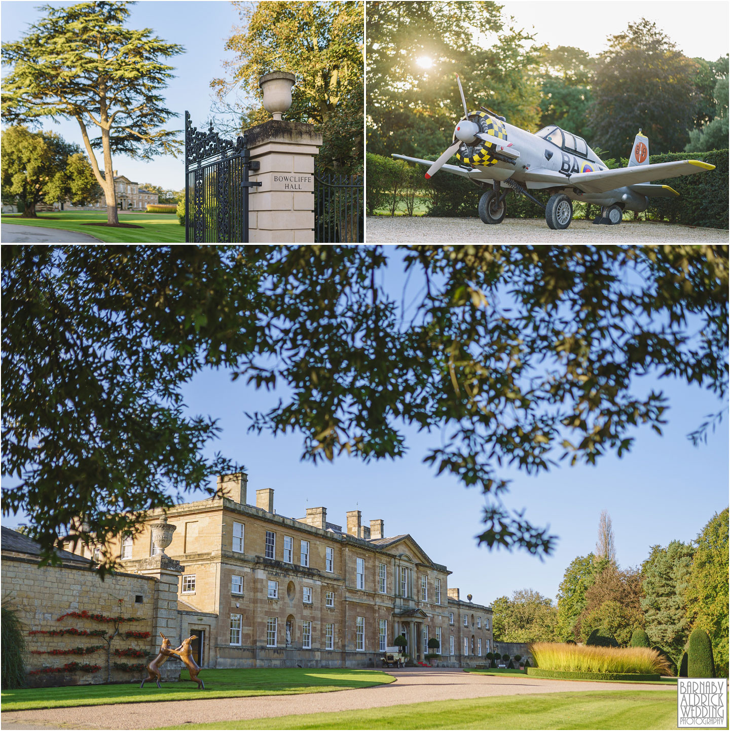 Bowcliffe Hall country house wedding venue in Bramham in Yorkshire, Bowcliffe Hall Autumn Wedding