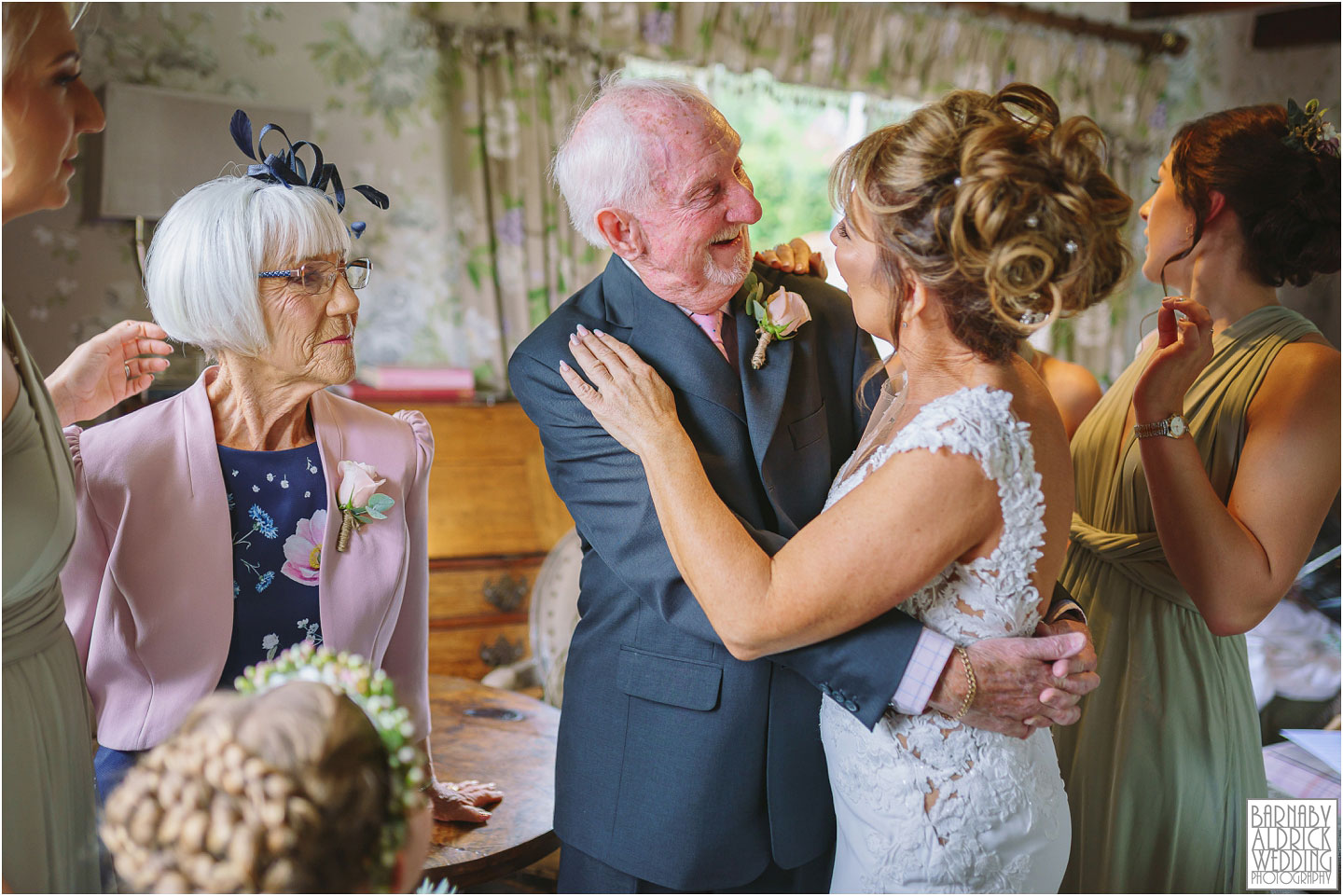 Father of the bride wedding photograph at The Pheasant in harome