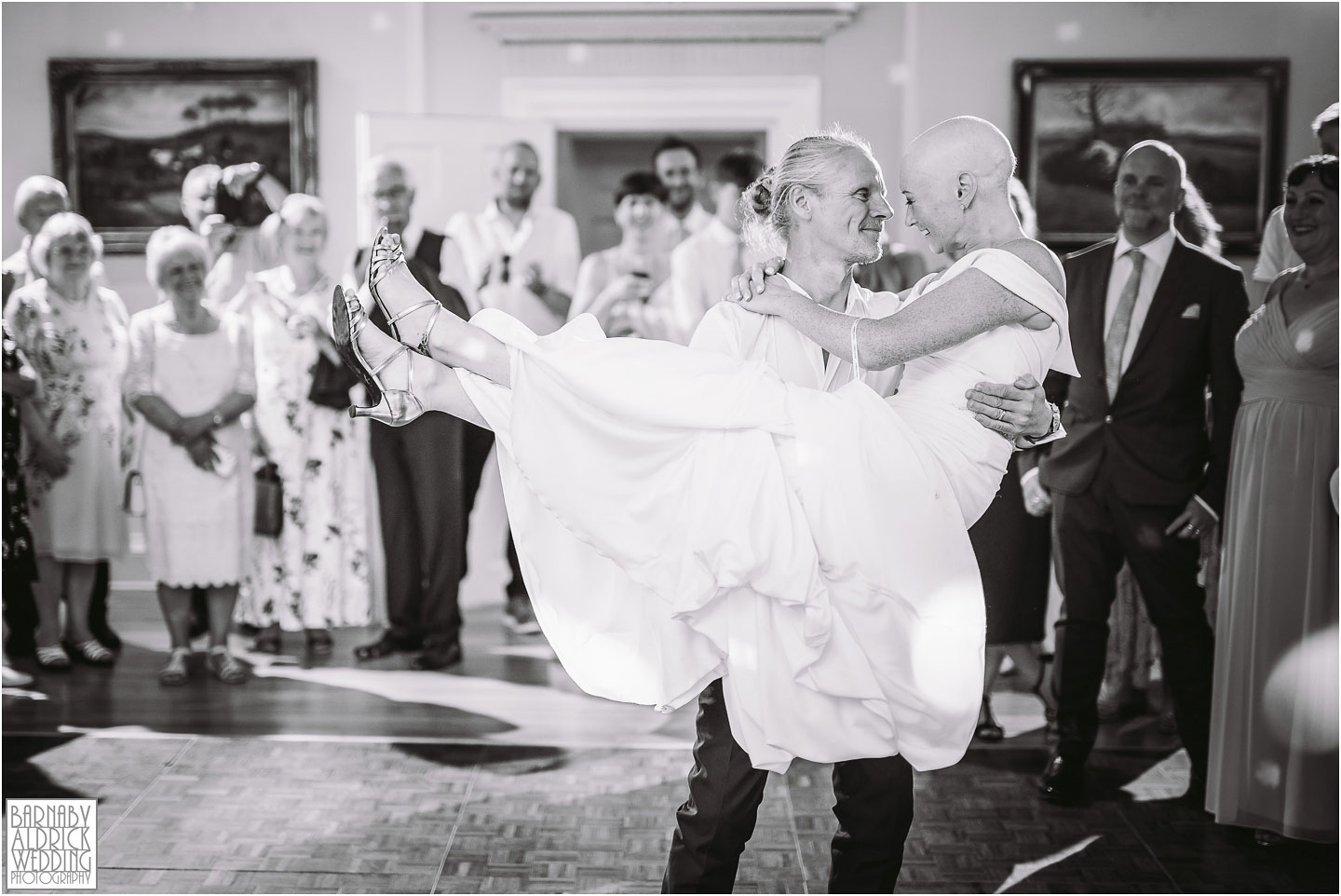 First Dance wedding photos at Goldsborough Hall in Yorkshire