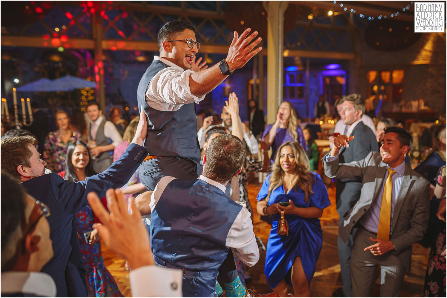 Thornbridge Hall dancing wedding photos 
