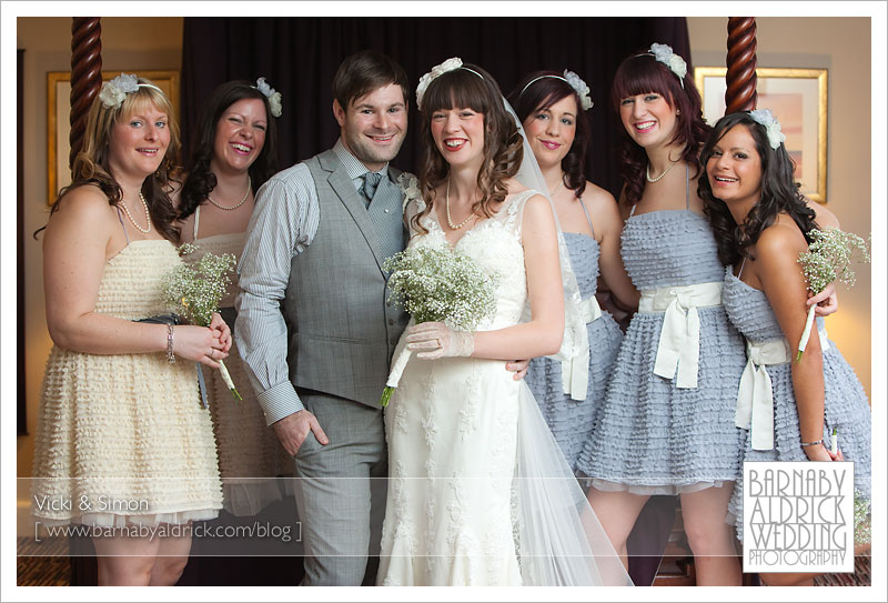 Vicki & Simon at The Old Swan, Harrogate Winter Wedding Photography by Barnaby Aldrick