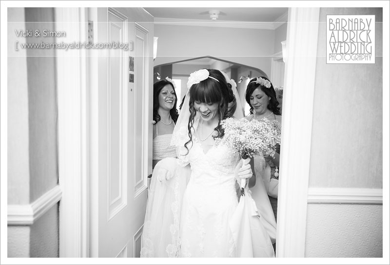 Vicki & Simon at The Old Swan, Harrogate Winter Wedding Photography by Barnaby Aldrick