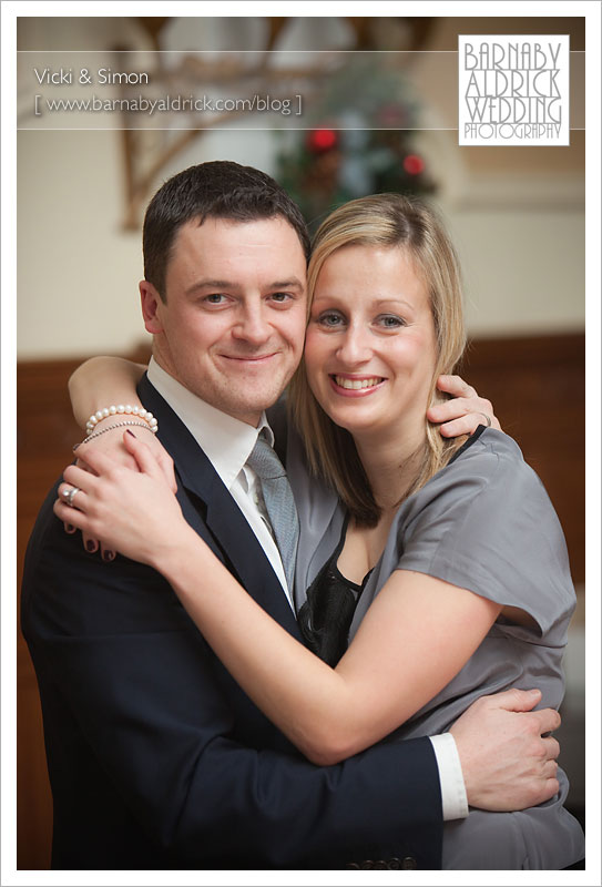 Vicki & Simon at The Old Swan, Harrogate Winter Wedding Photography by Barnaby Aldrick