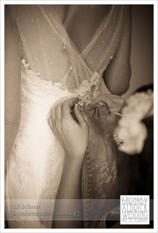 Vicki & Simon at The Old Swan, Harrogate Winter Wedding Photography by Barnaby Aldrick