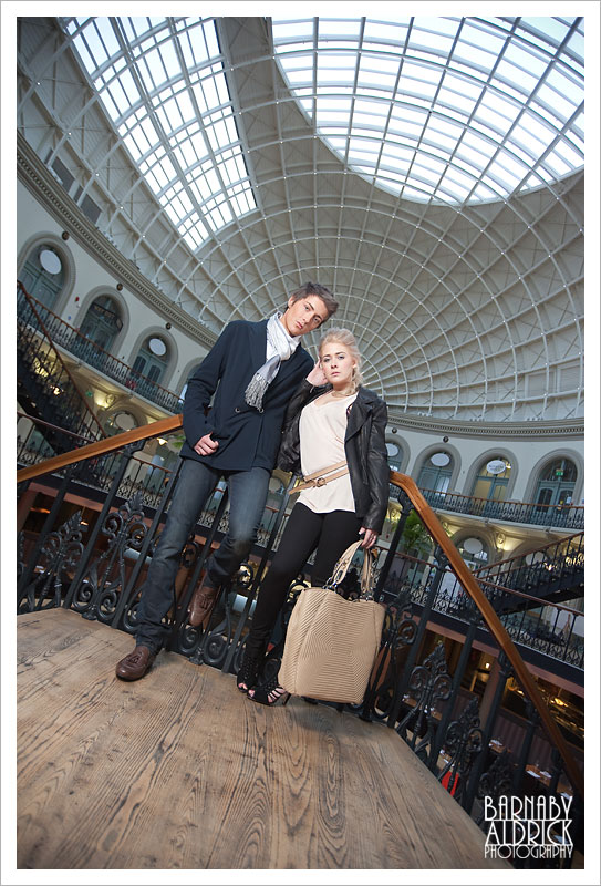 Leeds Guide Magazine Corn Exchange Spring Fashion Shoot by Barnaby Aldrick