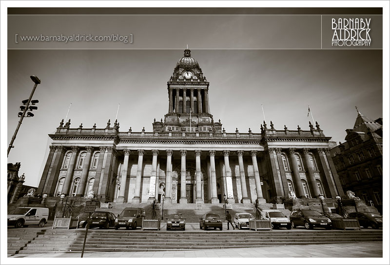 Leeds Town Hall Area UK photography by Barnaby Aldrick