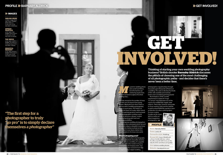 Digital Photography Magazine Wedding Photography Feature