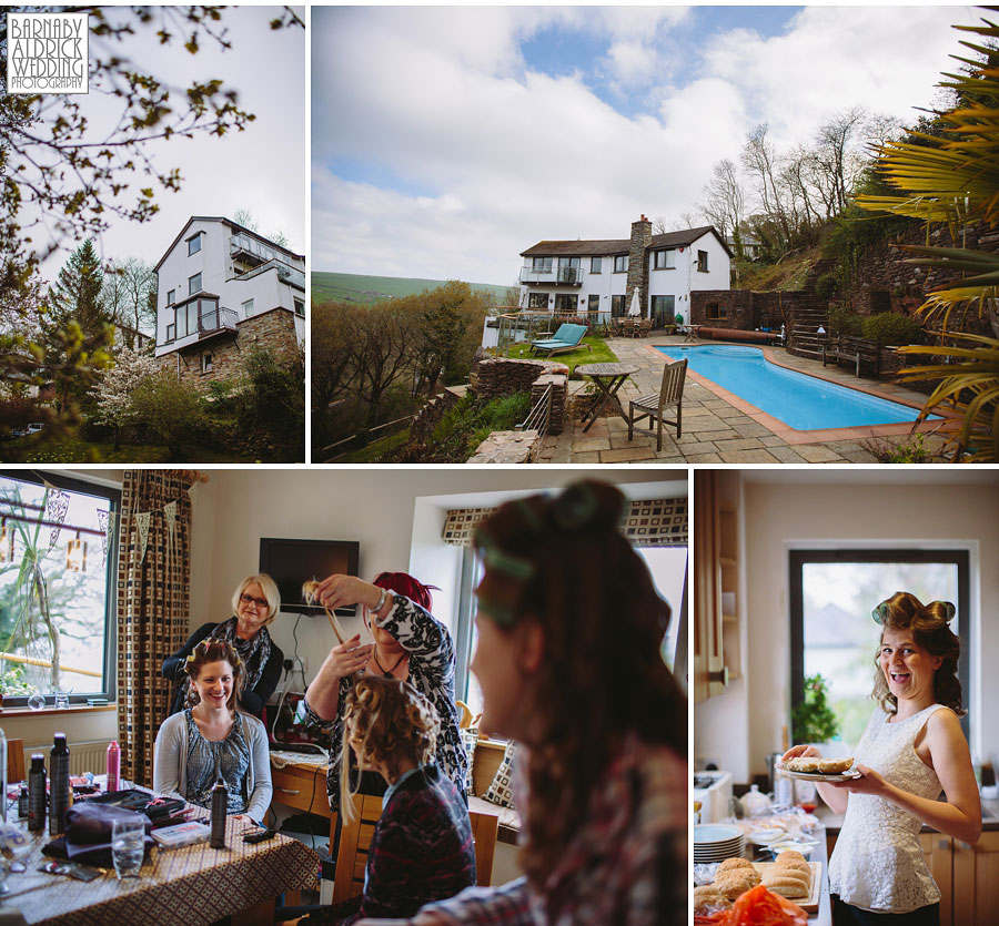 Wedding Photography at Buckland Tout Saints South Devon, Devon Wedding Photographer Barnaby Aldrick, Dartmouth Wedding; Kingswear Devon Wedding, 004