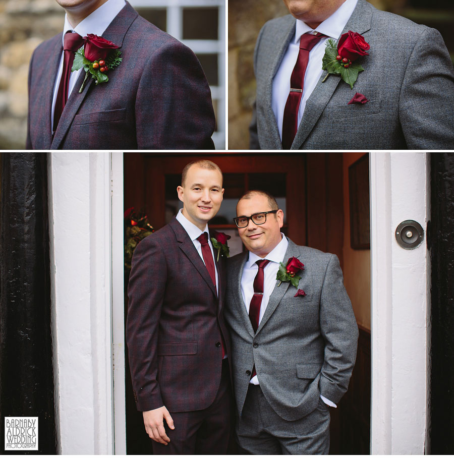 Gay Wedding at The Black Swan in Helmsley by Barnaby Aldrick