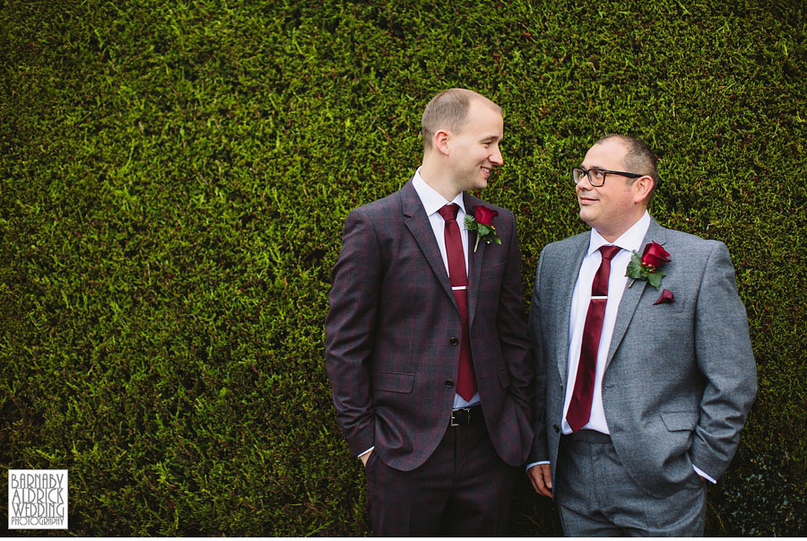 Gay Wedding at The Black Swan in Helmsley by Barnaby Aldrick