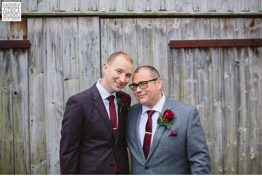 Gay Wedding at The Black Swan in Helmsley by Barnaby Aldrick