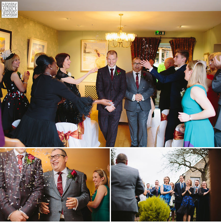 Gay Wedding at The Black Swan in Helmsley by Barnaby Aldrick