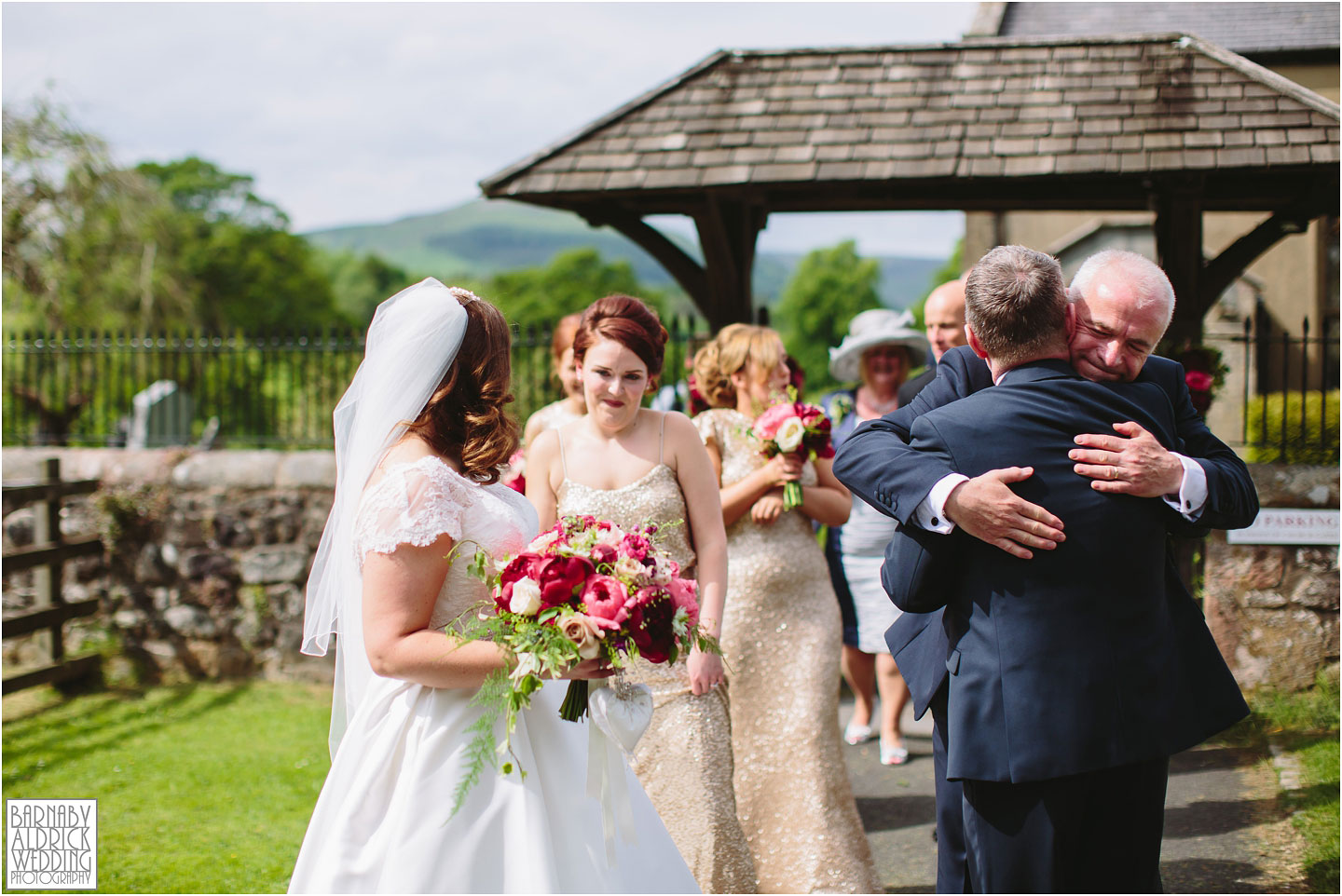 Summer wedding photography at the Inn at Whitewell; Clitheroe Wedding Photographer Lancashire; Lancashire Wedding photography; Barnaby Aldrick Wedding Photography