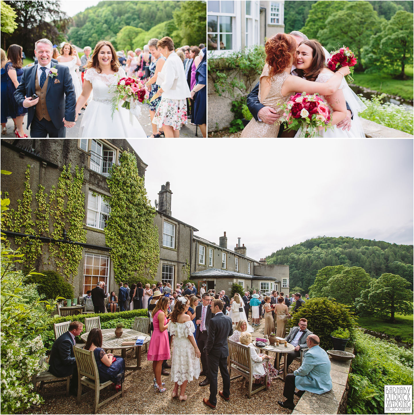 Summer wedding photography at the Inn at Whitewell; Clitheroe Wedding Photographer Lancashire; Lancashire Wedding photography; Barnaby Aldrick Wedding Photography