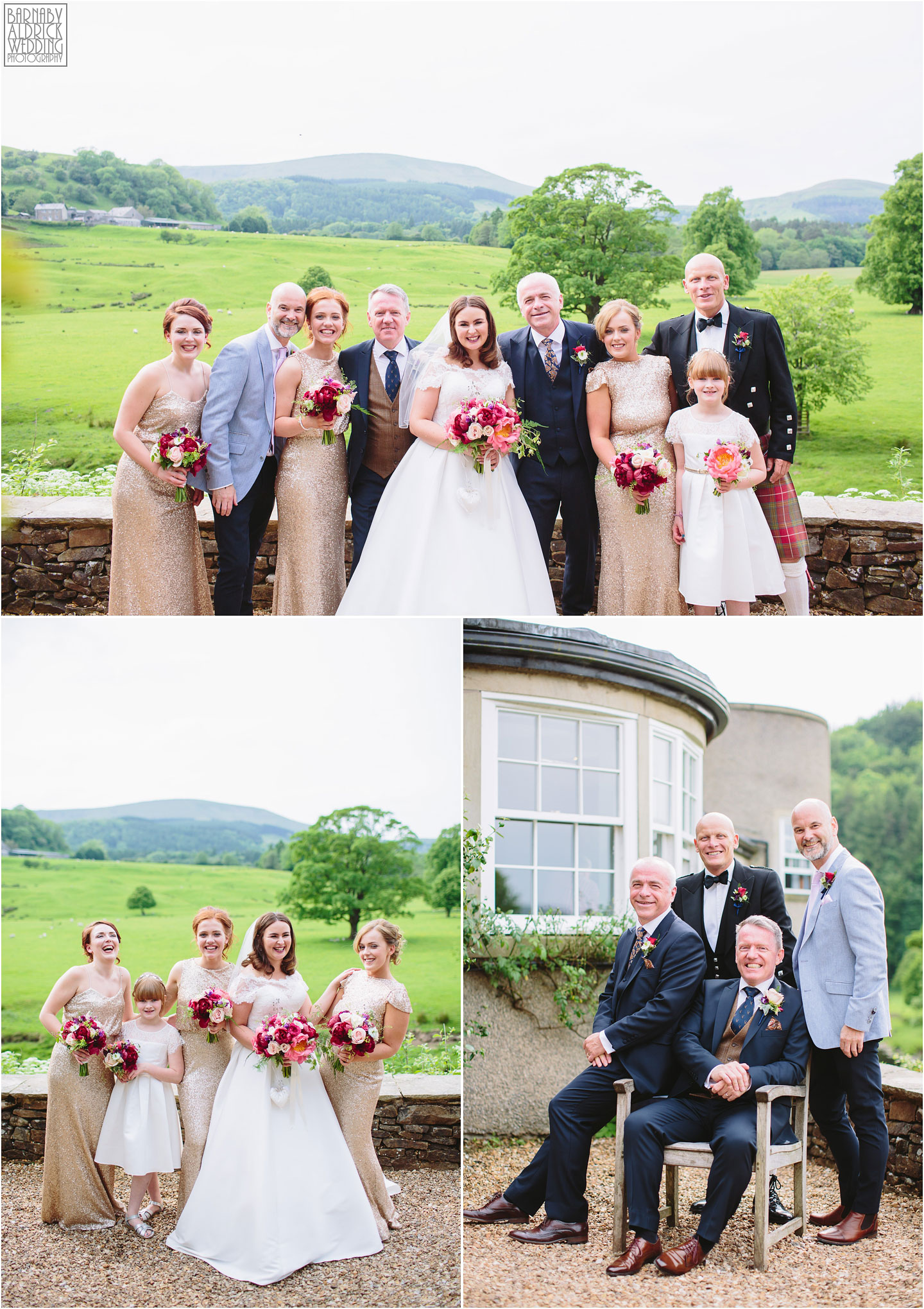 Summer wedding photography at the Inn at Whitewell; Clitheroe Wedding Photographer Lancashire; Lancashire Wedding photography; Barnaby Aldrick Wedding Photography