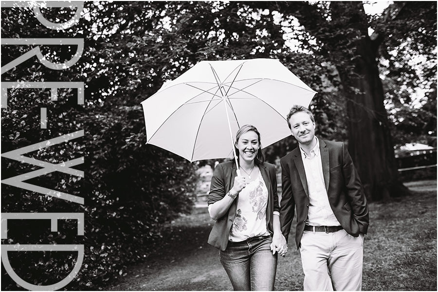 Relaxed practice portraits at their pre-wedding shoot in Roundhay Park at The Mansion in Leeds