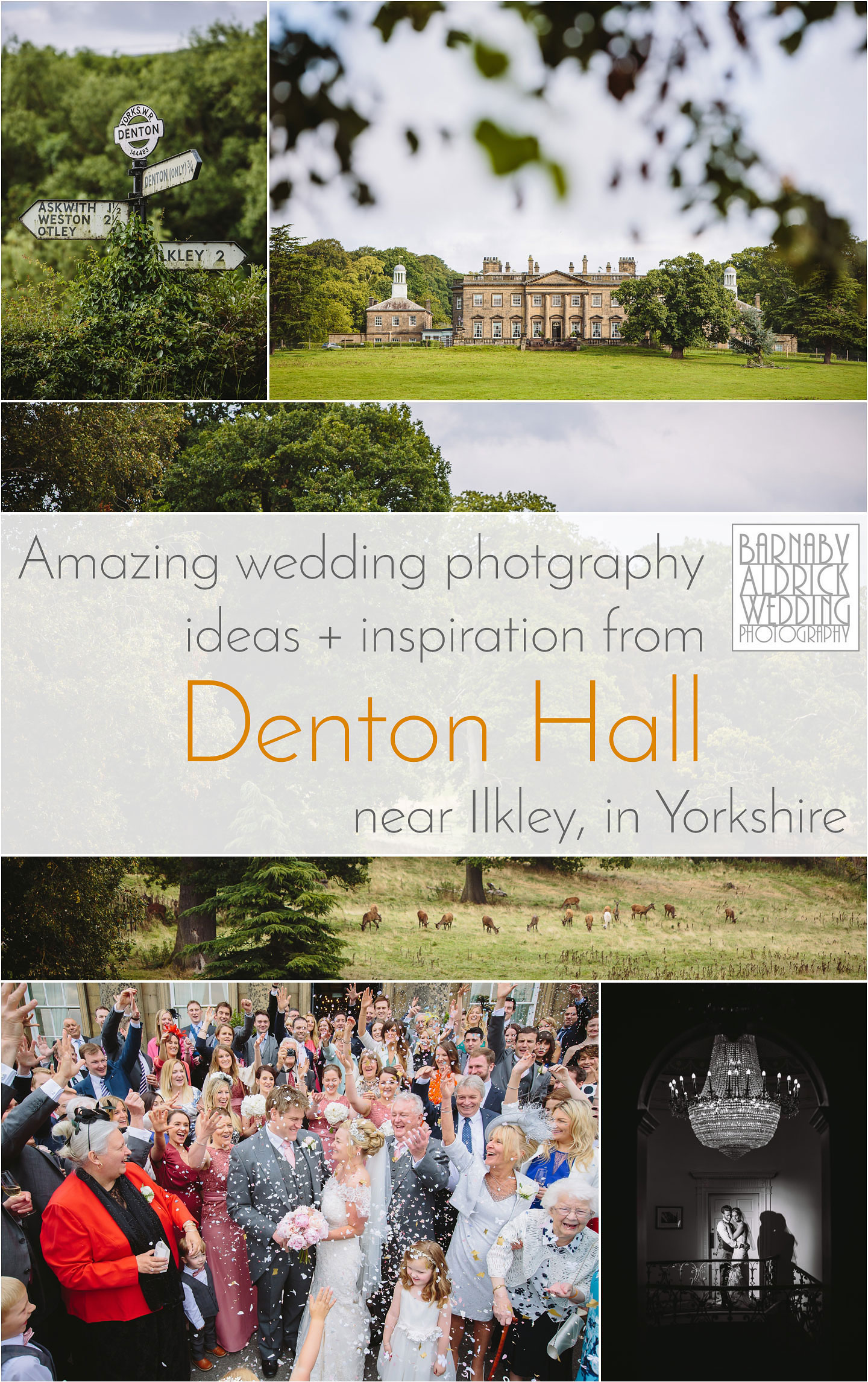 Amazing wedding photography ideas and inspiration at Denton Hall near Ilkley in Wharfedale in Yorkshire