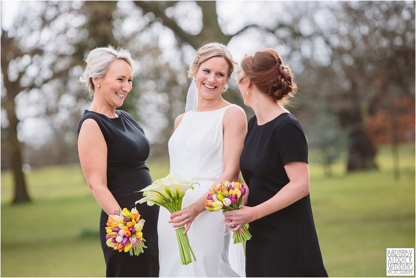 Yorkshire Photographer Barnaby Aldrick, Rudding Park Harrogate Wedding Photos, Spring Yorkshire Wedding Photos