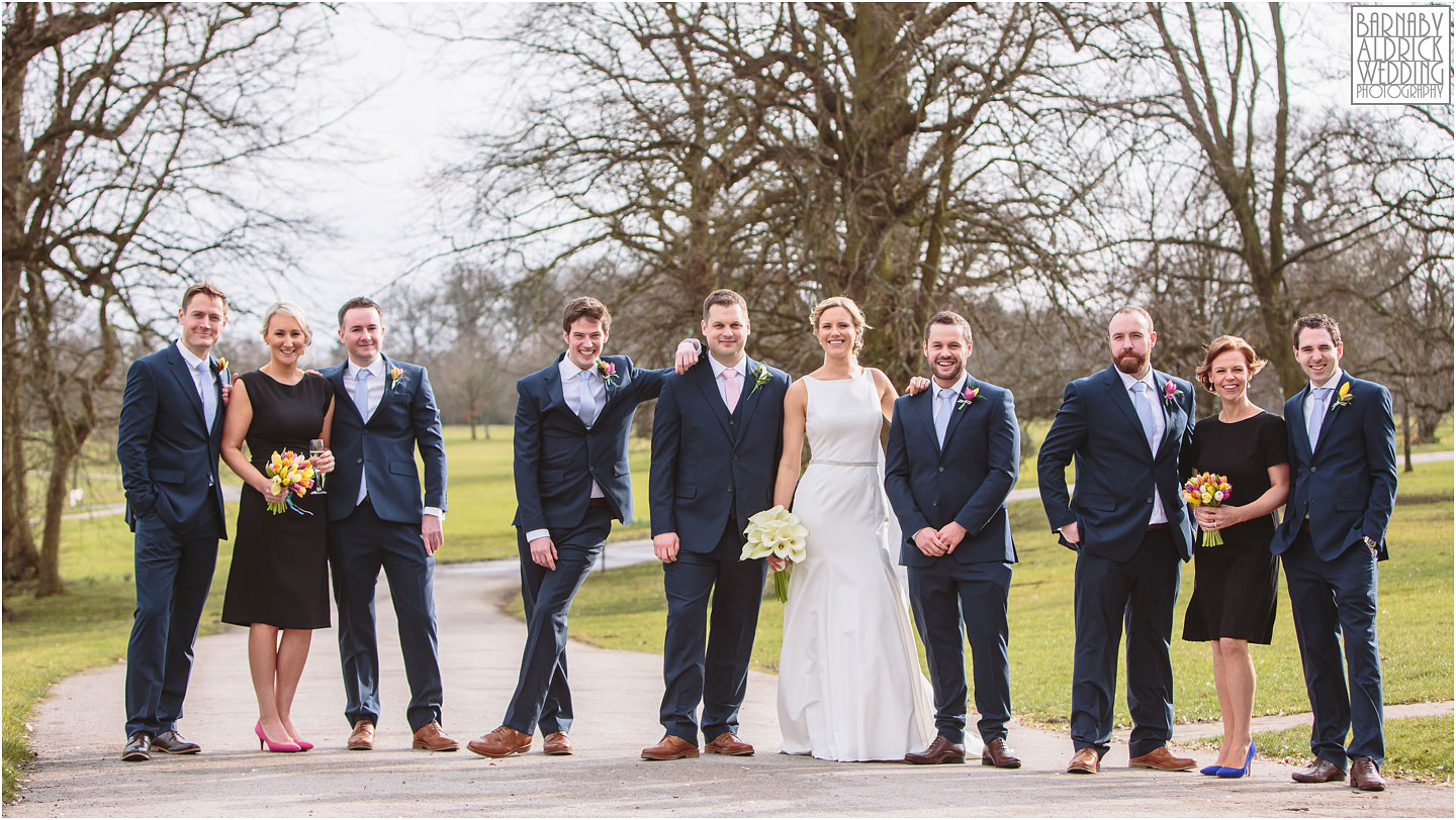 Yorkshire Photographer Barnaby Aldrick, Rudding Park Harrogate Wedding Photos, Spring Yorkshire Wedding Photos