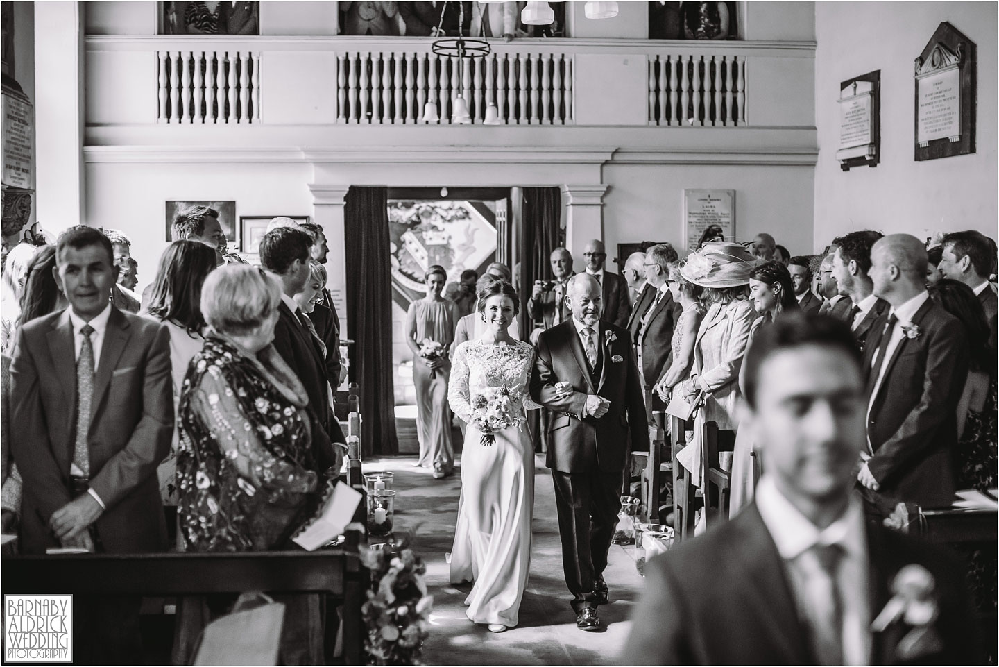 Bridal entrance at St Helens Deton, Denton Hall exclusive country house in Ilkley in West Yorkshire