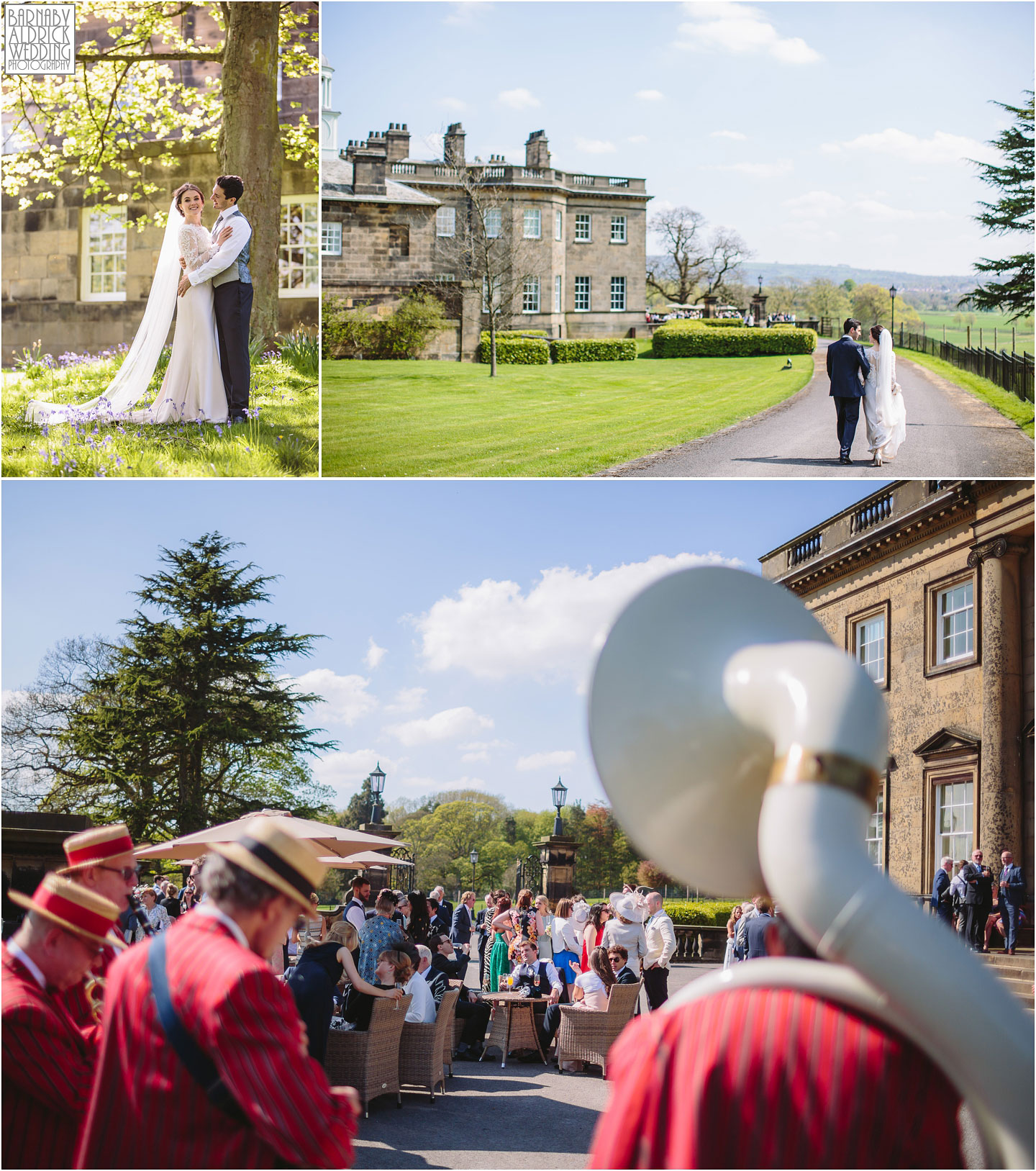 Afternoon reception photos at Denton Hall Ikley, West Yorkshire Exclusive Wedding Venue, Wedding photos by Barnaby Aldrick