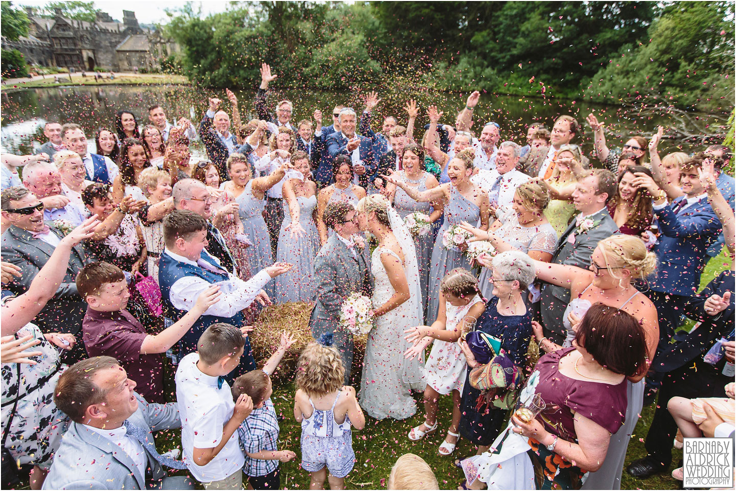 Wedding photography at East Riddlesden Hall in Yorkshire