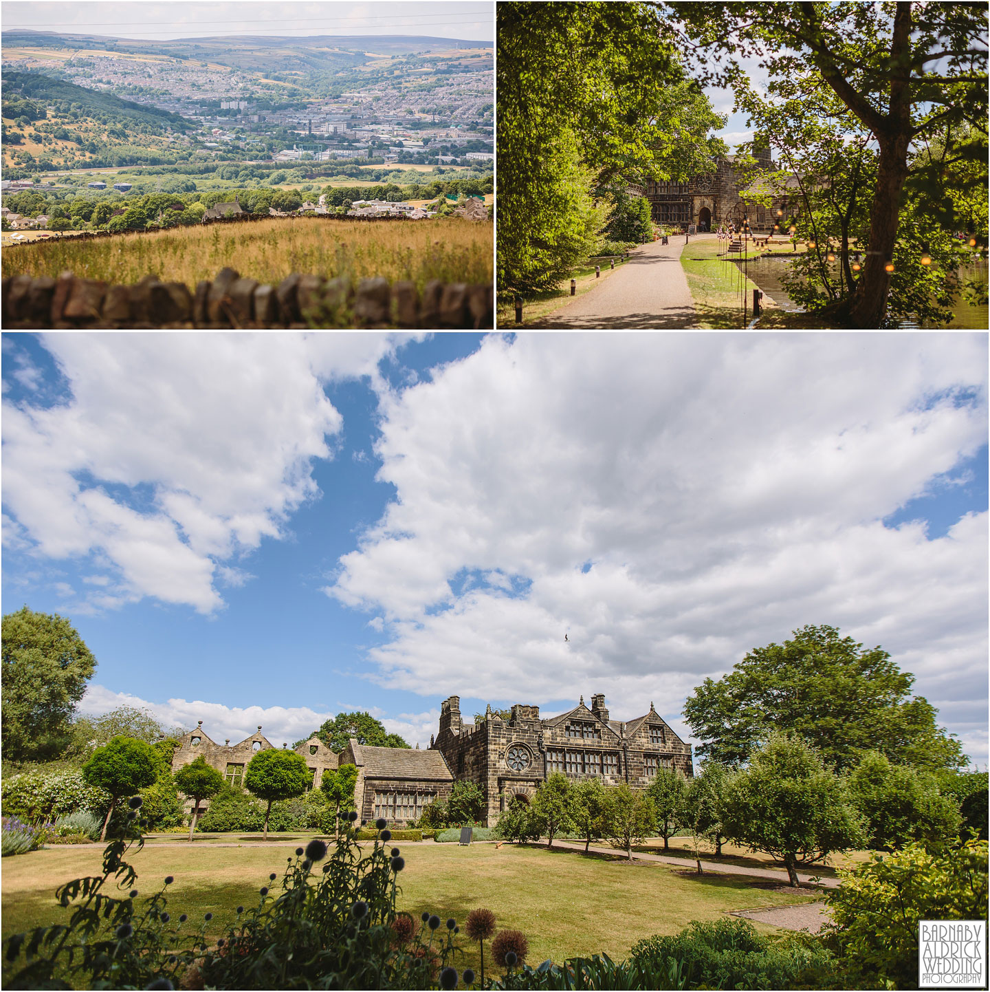 Wedding photography at East Riddlesden Hall in Yorkshire