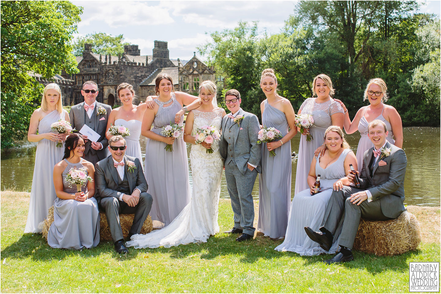 Gay wedding photography at East Riddlesden Hall in Yorkshire