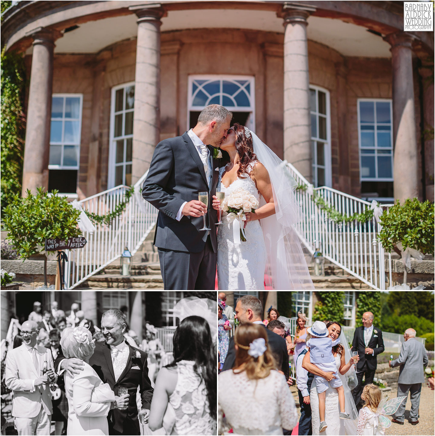 Wedding celebration photos at Wood Hall Hotel in West Yorkshire