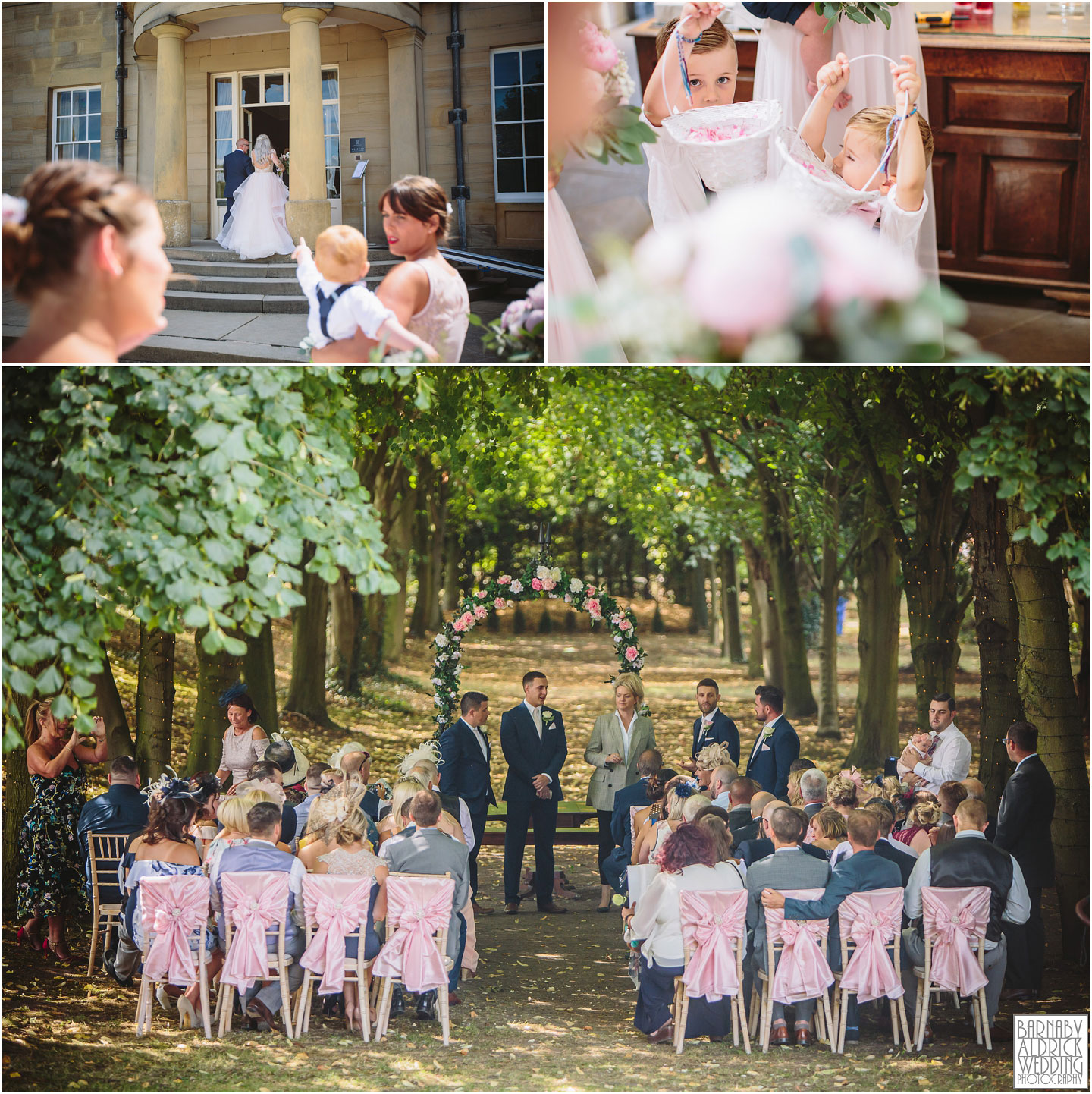 Sapphire ceremony at Saltmarshe Hall Wedding Photos, Wedding photography at Saltmarshe Hall, East Yorkshire Wedding Photos