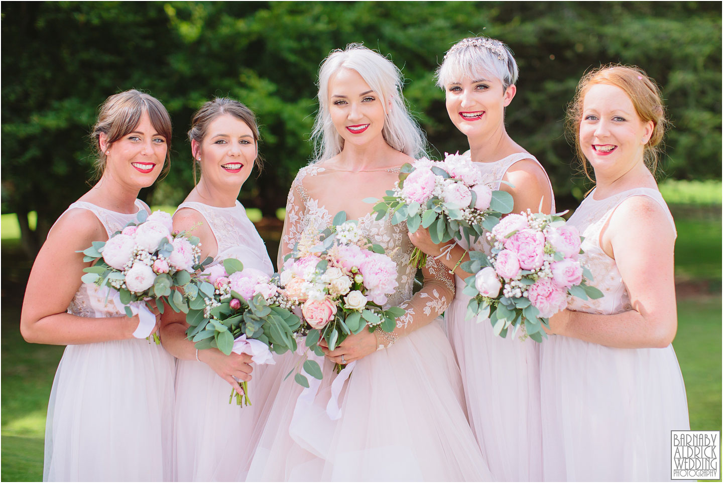 Bridesmaids at Saltmarshe Hall Wedding Photos, Wedding photography at Saltmarshe Hall, East Yorkshire Wedding Photos