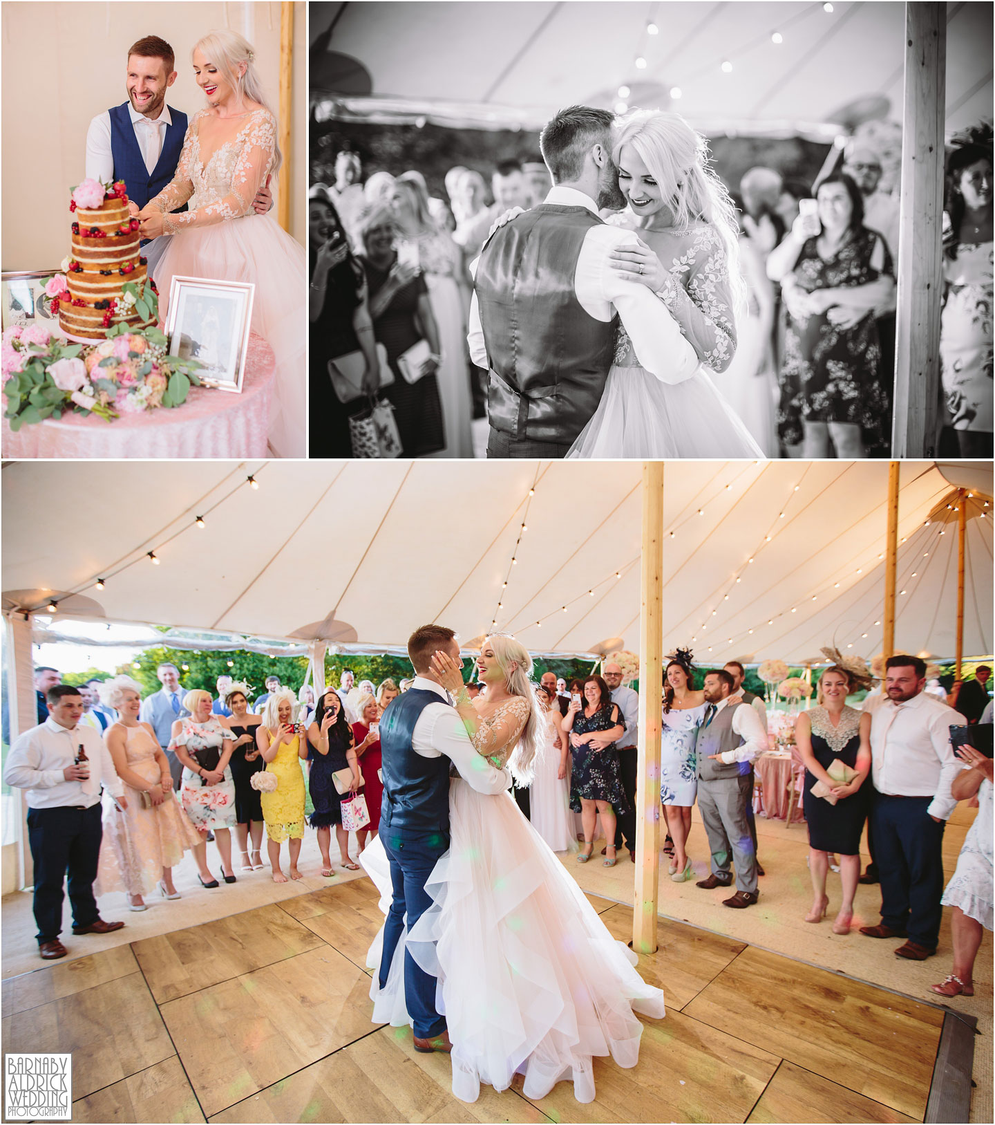 PapaKata Sperry Tent first dance at Saltmarshe Hall, Wedding photography at Saltmarshe Hall, East Yorkshire Wedding Photos