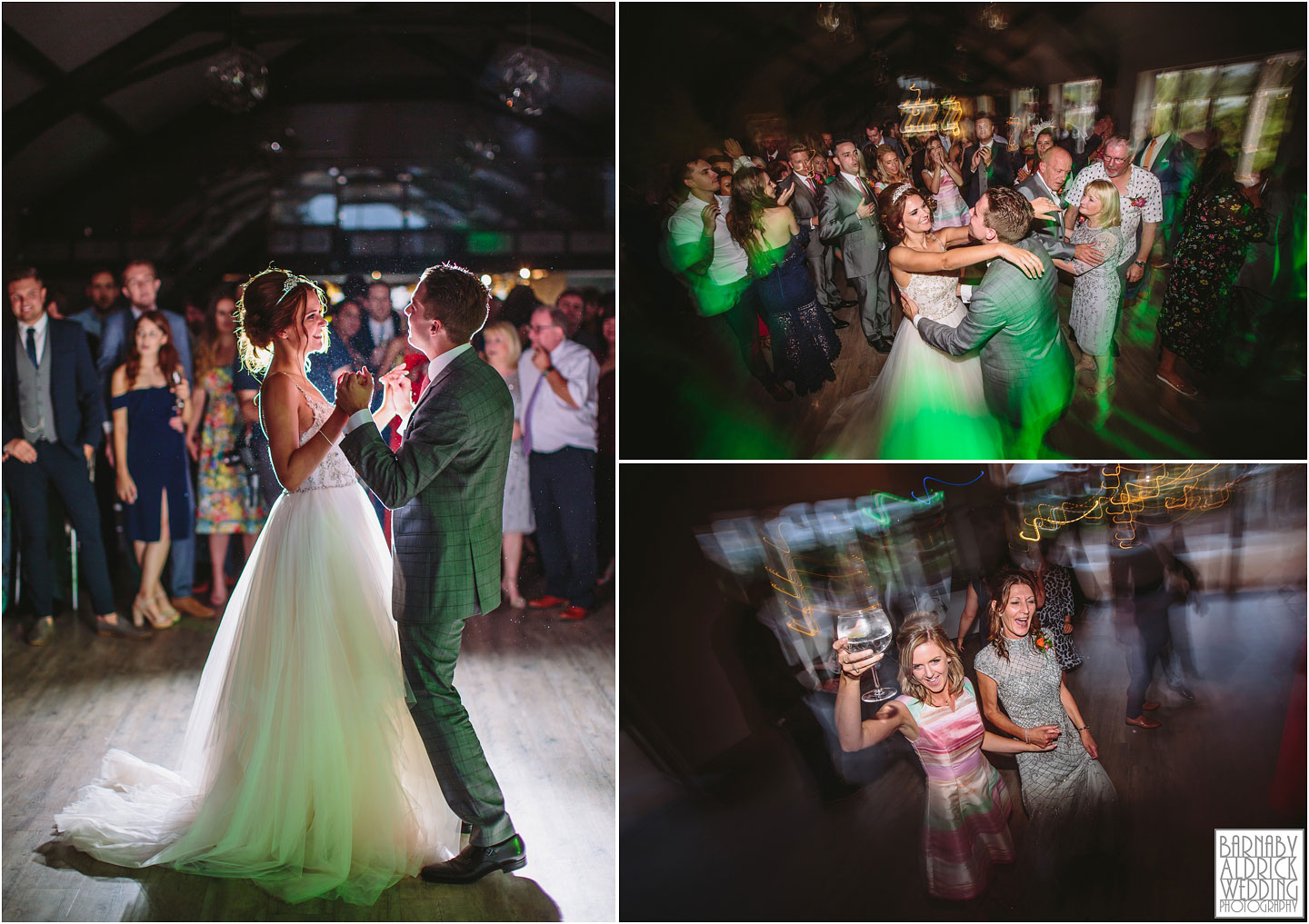 First Dance and dancing at Yorkshire Wedding Barn near Richmond