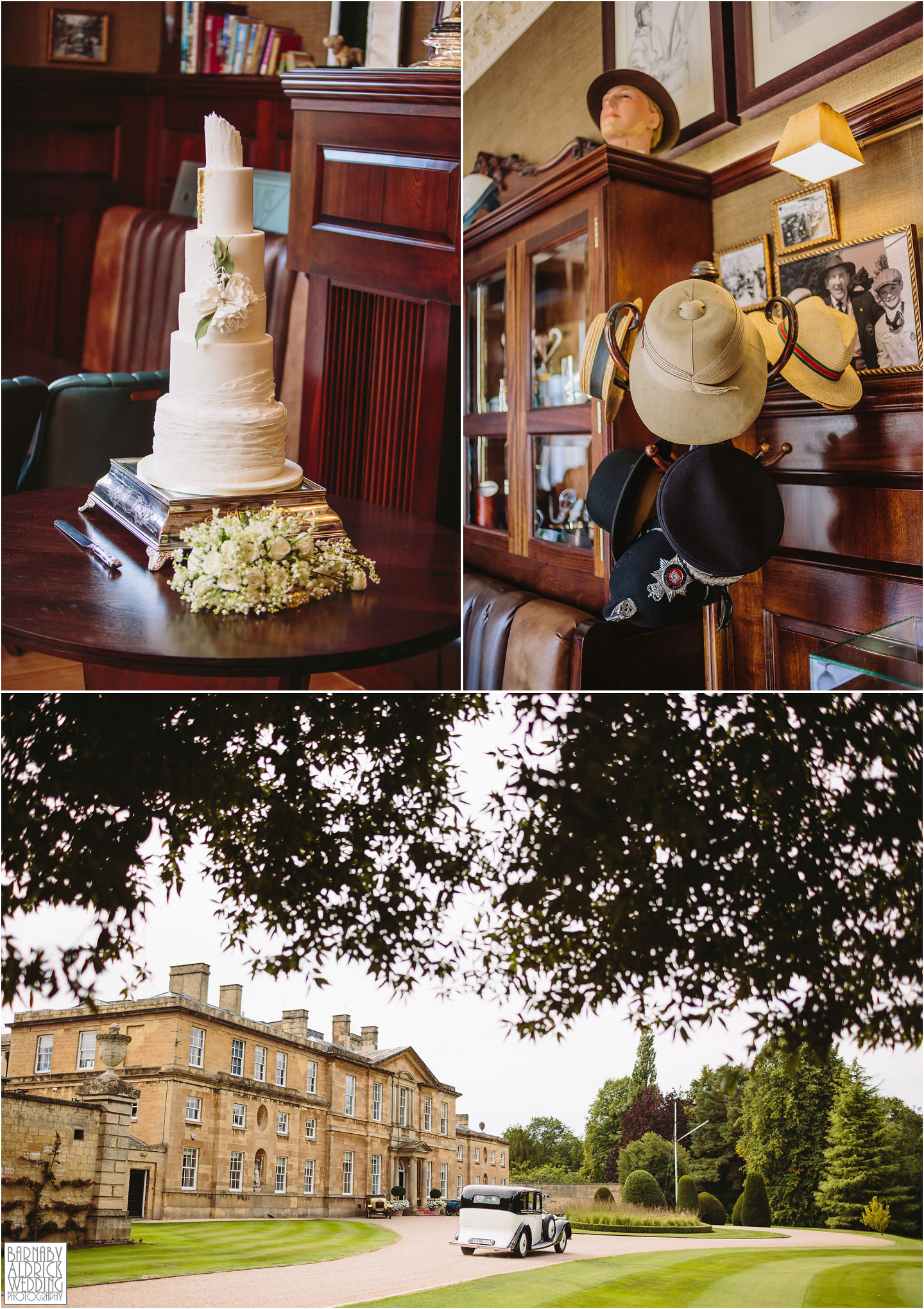 Bowcliffe Hall country house wedding details in Bramham in Yorkshire