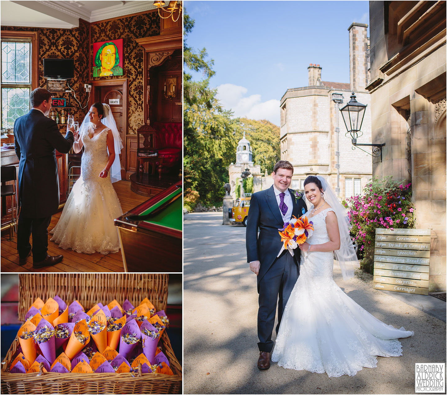 Newlyweds at Thornbridge Hall Derbyshire Wedding Photos, Thornbridge Hall Wedding Photography, Autumnal Derbyshire Wedding, Derbyshire Wedding Photographer