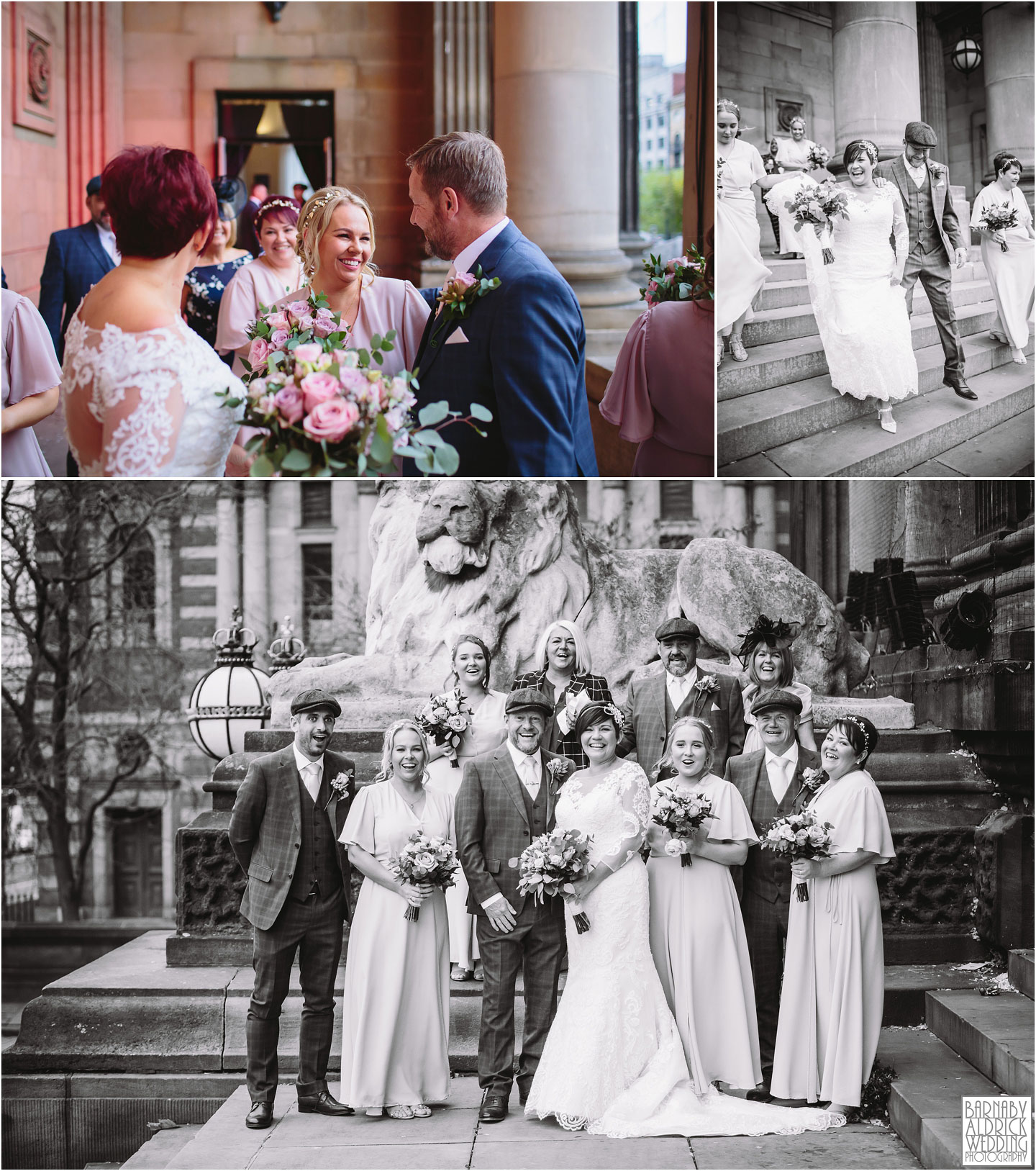 Leeds Town Hall wedding photos, Small Civil Ceremony at Leeds Town Hall, Leeds city centre wedding photos