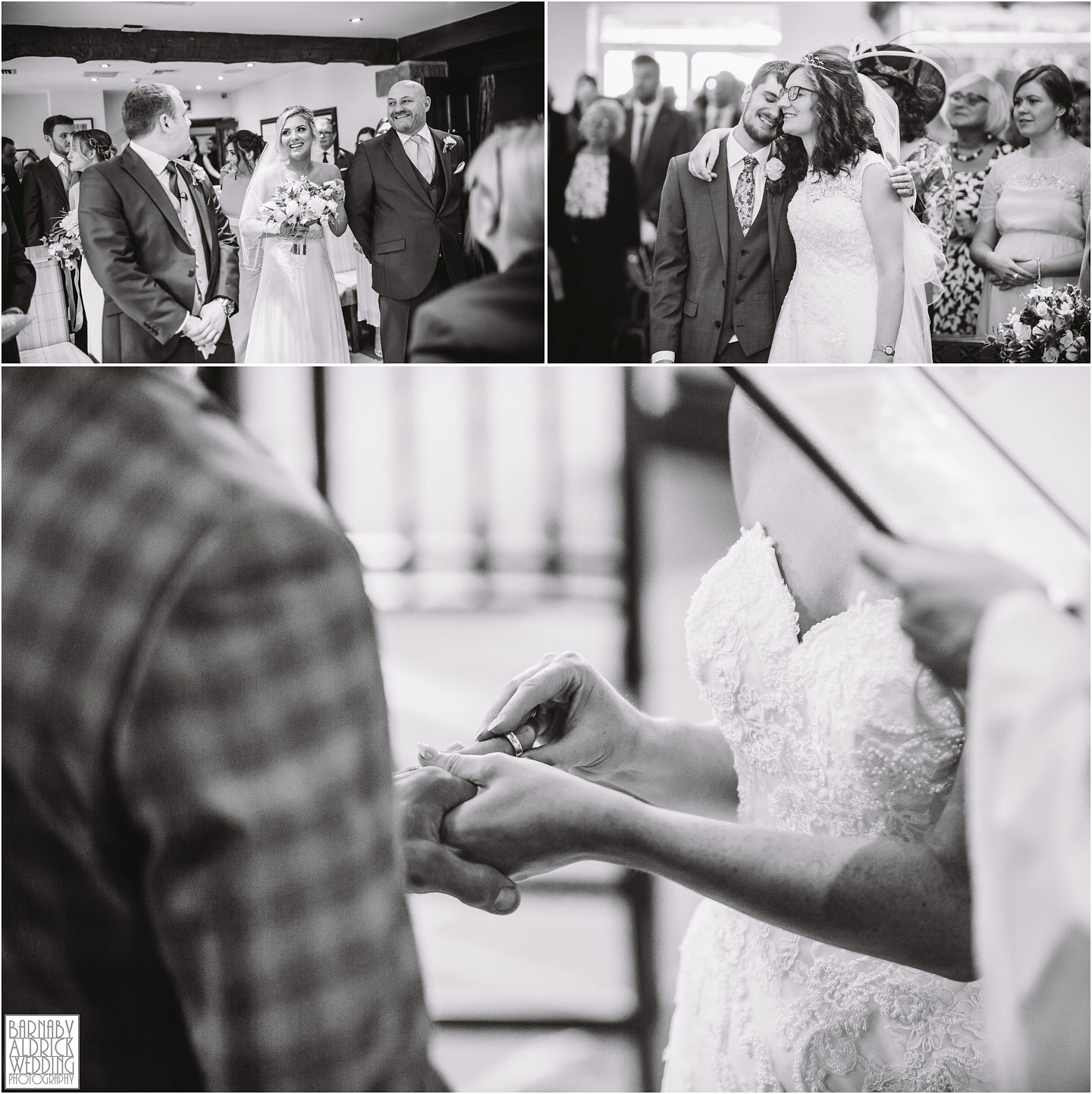 Civil ceremony at The Woodman Inn in Thunderbridge, Amazing Yorkshire Wedding Photos, Best Yorkshire Wedding Photos 2018