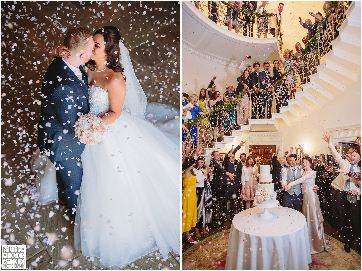 Priory Cottages Confetti photo, Amazing Yorkshire Wedding Photos, Best Yorkshire Wedding Photos 2018