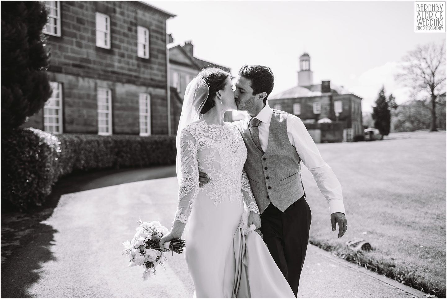 Couple portrait wedding photo at Denton Hall, Amazing Yorkshire Wedding Photos, Best Yorkshire Wedding Photos 2018