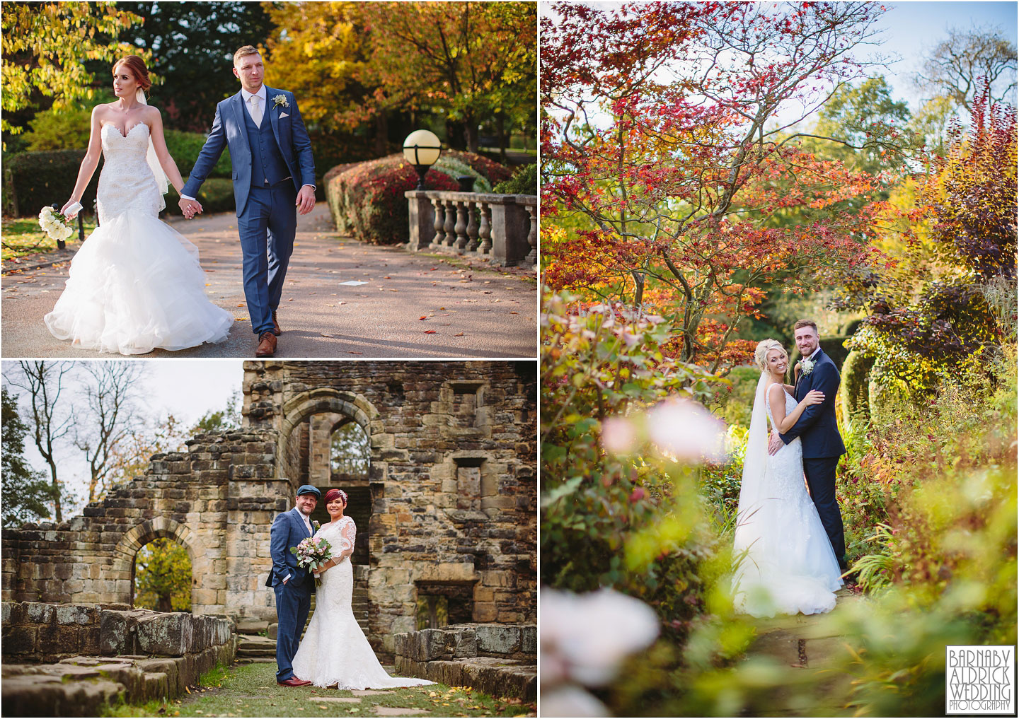 Wedding couple photos at Kirkstall Abbey near Leeds Amazing Yorkshire Wedding Photos, Best Yorkshire Wedding Photos 2018