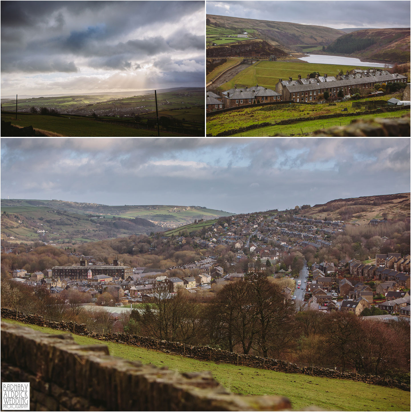 Marsden Scenery photo, Crow Hill wedding in Marsden, West Yorkshire Winter Wedding, Exclusive Country House wedding venue, Yorkshire Wedding Photographer Barnaby Aldrick