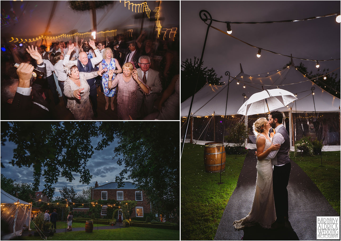 Evening wedding photos of a Papakata Sperry Tent Garden Wedding, Garden Marquee Wedding, Papakata Sperry Tent Wedding, Sperry Tent Marquee Wedding, Yorkshire garden Marquee Wedding company