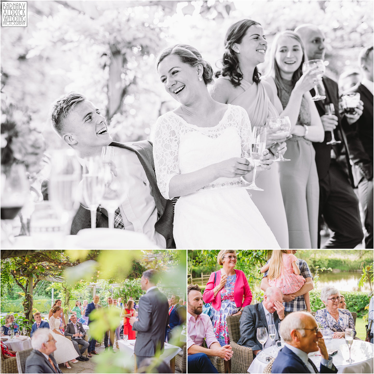 Outdoor Wedding speeches at The Pheasant Hotel Harome, The Pheasant Hotel Wedding Helmsley, Wedding Photography at The Pheasant Hotel North Yorkshire, North Yorkshire Wedding Photographer