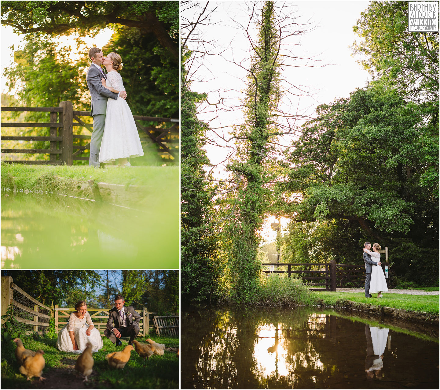 Golden hour evening portraits at The Pheasant Hotel Harome, The Pheasant Hotel Wedding Helmsley, Wedding Photography at The Pheasant Hotel North Yorkshire, North Yorkshire Wedding Photographer