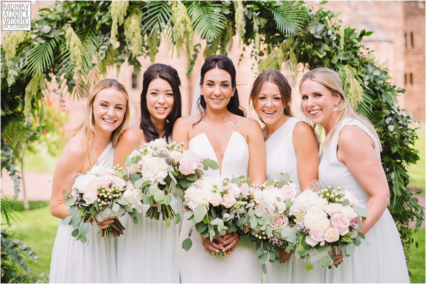 Bridesmaid wedding photos at Peckforton Castle, Cheshire Wedding Photography at Peckforton Castle, Peckforton Castle Wedding, UK Castle Wedding