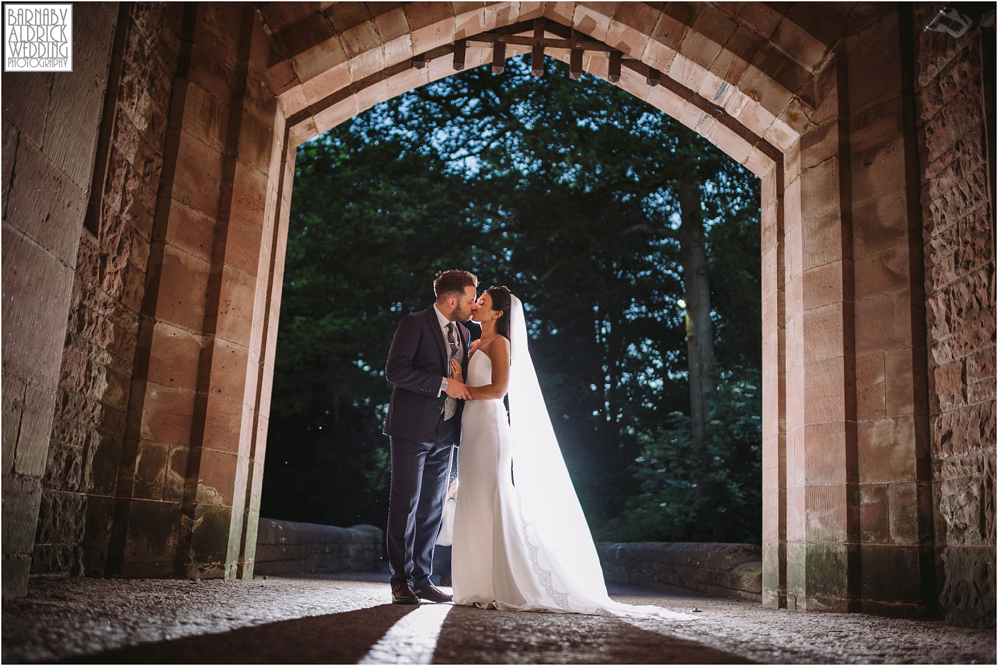 Evening wedding portraits at Peckforton Castle in Cheshire, Cheshire Wedding Photography at Peckforton Castle, Peckforton Castle Wedding, UK Castle Wedding