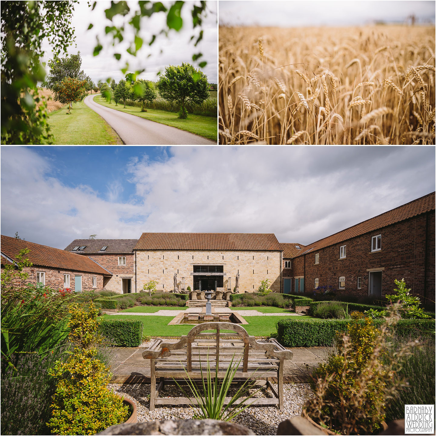 Wedding detail photos at Priory Cottages Barn venue in Yorkshire