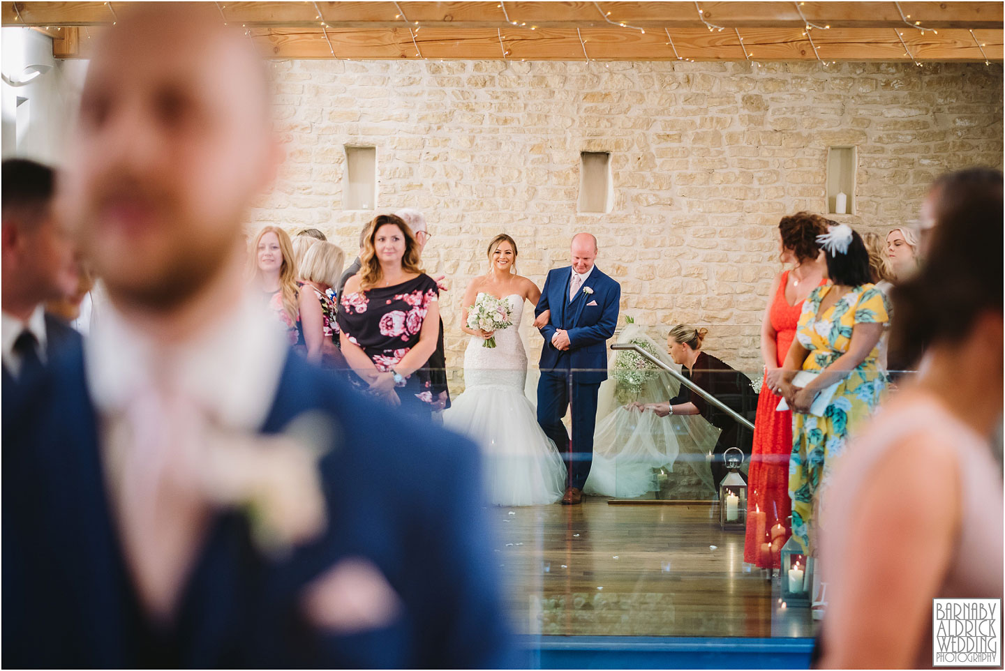 Bridal entrance photos at Priory Cottages, The Priory Wetherby Yorkshire