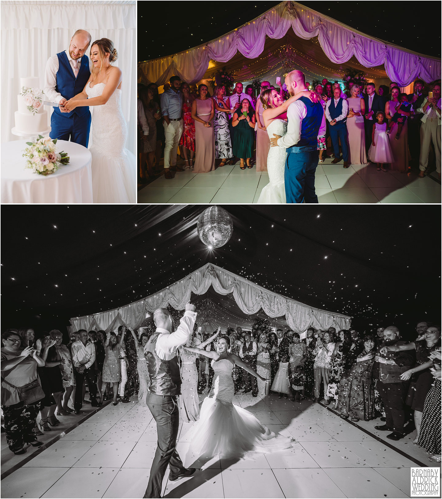 First Dance at Priory Cottages in Yorkshire, Wedding photos at Priory Cottages, The Priory Yorkshire