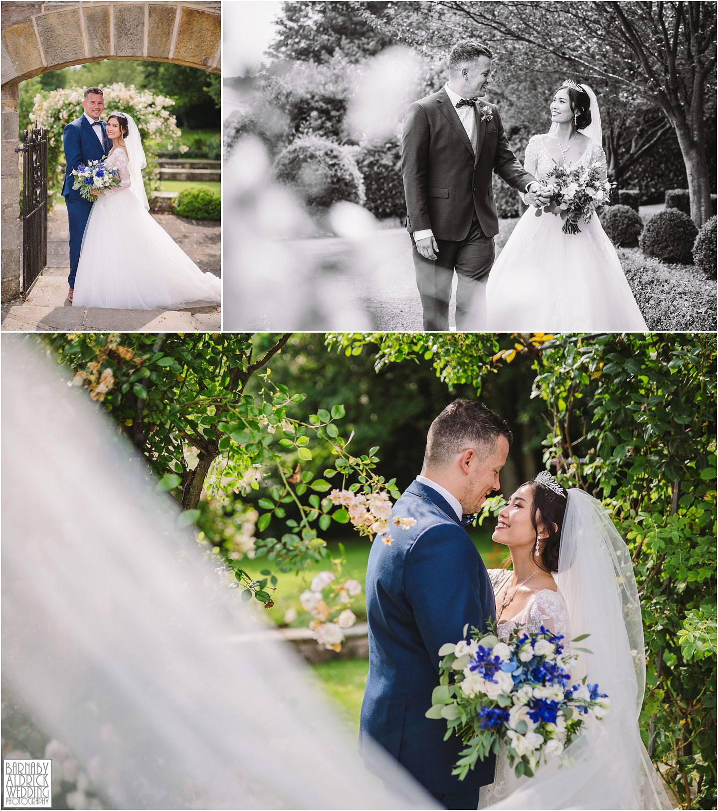 Wood Hall Hotel Wetherby wedding couple portraits, Wood Hall Wedding Photos, Wood Hall Wedding Photographer